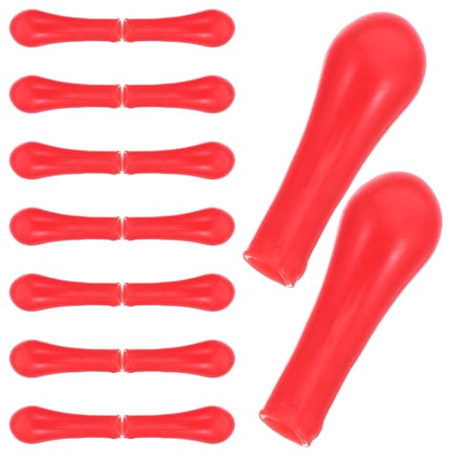 Capuchons de pipettes en latex rouge Baluue pour laboratoire (120 pcs)