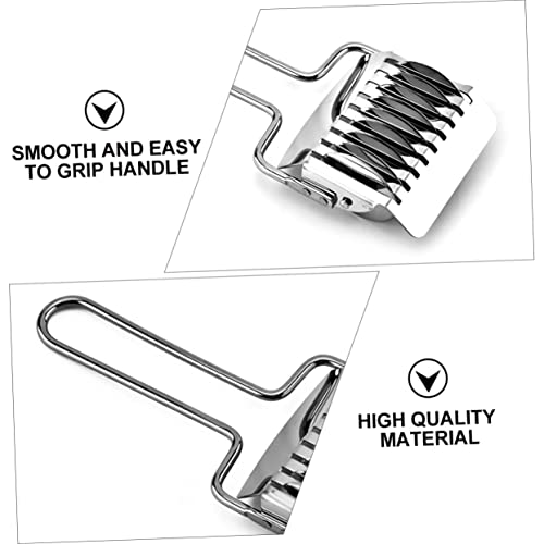 Alipis set de 2 cortadores de acero inoxidable para cocina miniatura 5