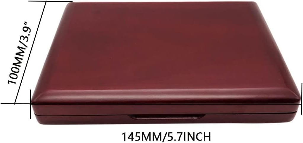 Jiayouy Maroon Color Reed Box Clarinet Reed Storage Case Reeds Holder for 6pcs Clarinet Reeds Woodwind Accessories