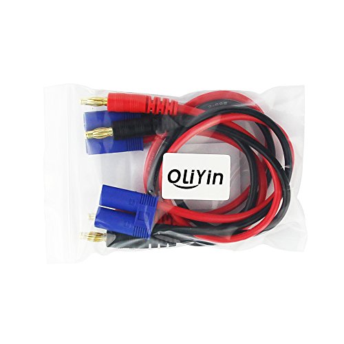 Oliyin 2Pcs Ec5 Male Connector Plug 4Mm Banana Plugs Battery Charge Lead Adapter Silicone Cable 30Cm 11.8Inch(Pack Of 2) #TOP6