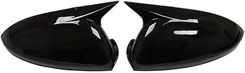 Carcasa para Chevrolet Monza 2019 2020 2021 2022 para espejo retrovisor automático, carcasa para espejo lateral de puerta de ala (color negro