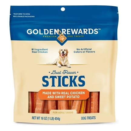 Golden | Rewards Dog Treat Sticks With Chicken and Sweet