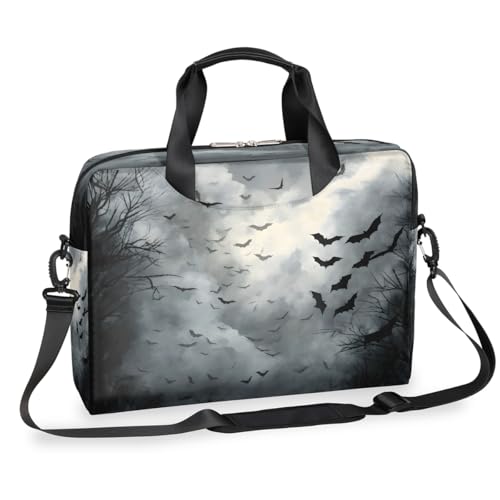 Maletín para laptop 15.6-16 pulgadas con diseño de murciélagos miniatura 1