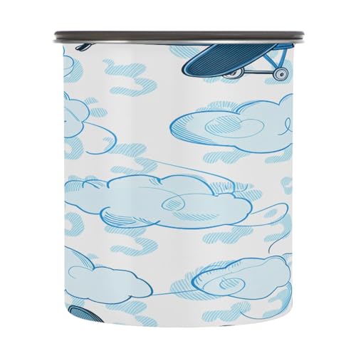 Contenedor hermético para café Qilmy 500ml acero inoxidable miniatura 2
