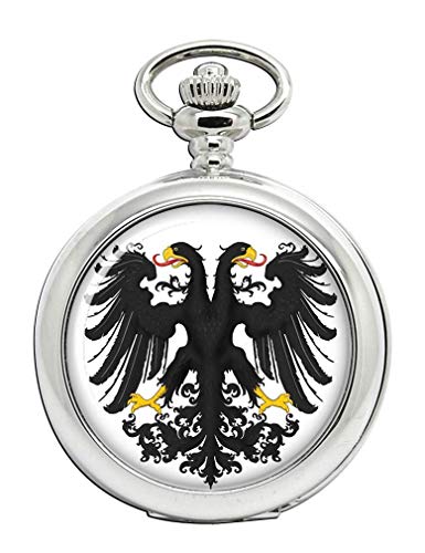 Family Crests Impérial Deux Têtes Eagle Complet Hunter Poche Montre