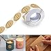 1 Inch Handmade with Love Stickers,500 PCS Baking Kraft Paper Stickers Heart Shape Lables for Baking Packaging,Envelope Seals, Small Business, Stickers Tags for Wedding,Birthday,Party Gift Wrap Bag