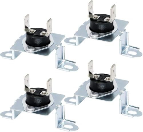 4-Pack 6931EL3003D Dryer Thermostat Thermal Fuse for Dryer Replaces Part # AP4440975 PS3530485 DLEX2501W DLE5955W by Romalon