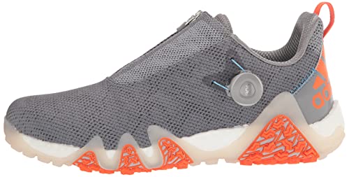 Adidas Men's Codechaos 22 Boa Golf Shoe, Grey Three/Impact Orange/Pulse Blue, 11 #TOP7