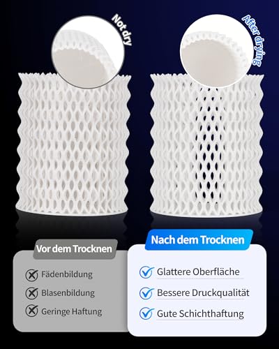 LANDU Filament Trockner 2 Rollen 3D Drucker Filament Dryer Filament Trockenbox mit Touchscreen, Ein-Tasten-Einstellung, kompatibel mit PLA PETG TPU ABS 1,75/2,85 mm