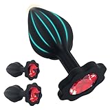 3Pcs Silicone Butt Relaxing Plug for Indoor Open Air Plays Anales Training Set for Women Men Portable Adult Toy for Couple Sunglasses Z01