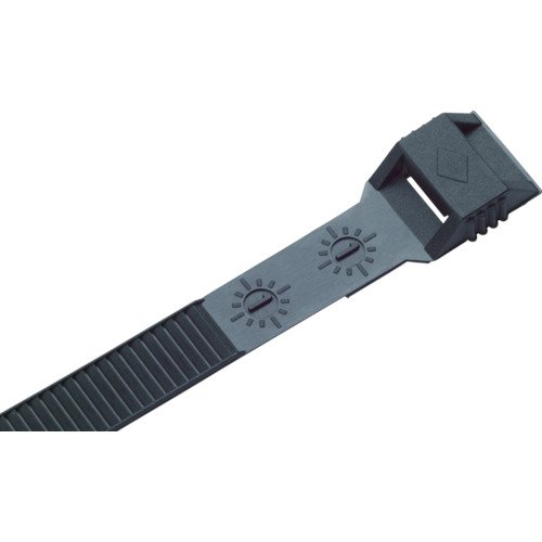 SapiSelco ケーブルタイ 黒 6mm×360mm 最大結束9 COL.3.413