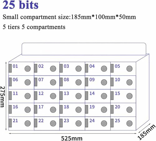 Caja de acrílico para teléfono celular y gestión de billeteras 3