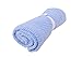 Niuniu Daddy 2Pcs Cellular Baby Throw Blanket Fuzzy Fluffy Soft Warm Crib Fleece Blanket Cozy Toddler Infant Newborn Girl Boy Bedding(Blue)