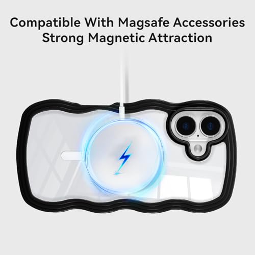 Coque iPhone 16 MagSafe compatible housse silicone noir TPU - 2