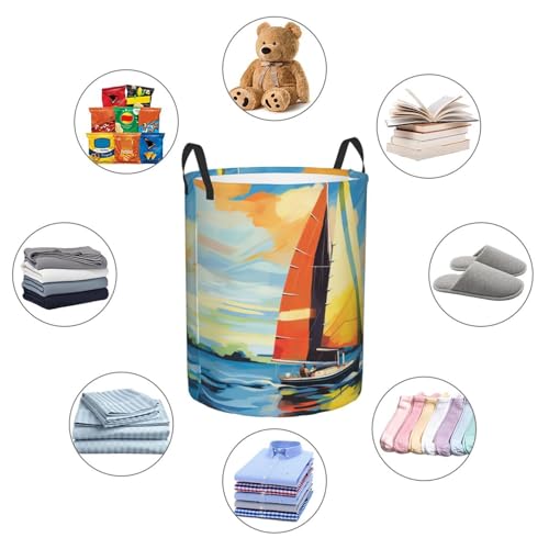 Panier à linge bateau pliable et imperméable en taille M pour jouets