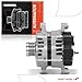 A-Premium Alternator Compatible with Kia Sportage 2014-2016 & Hyundai Tucson 2014-2015, 2.0L 2.4L, 12V 130A 6-Groove Clutch Pulley Clockwise, Replace# 373002G750, 2612531