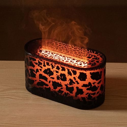 Difusor de aromas eléctrico de 130ml con luces y efecto volcán miniatura 3