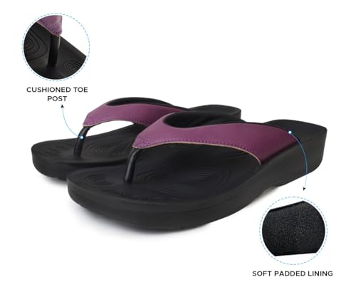 Image of AEROTHOTIC Comfortable Arch Support Flip Flops for Women Orthotic Sandals