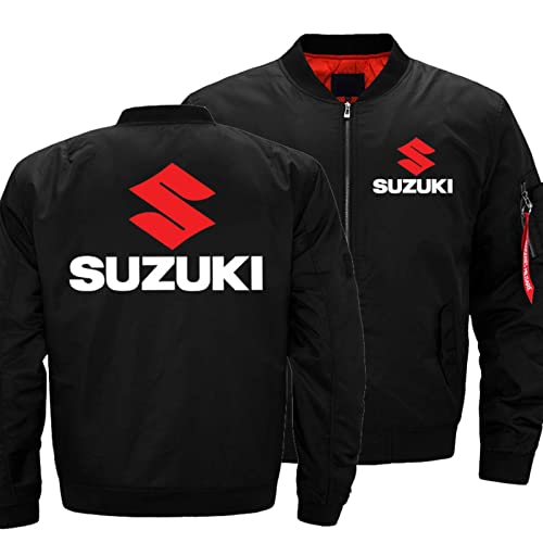 XINTAYEL Sweat-shirt pour homme à manches longues zip cardigan haut - 3D SUZUKI imprimé décontracté unisexe à capuche hiver chaud épais veste Cover