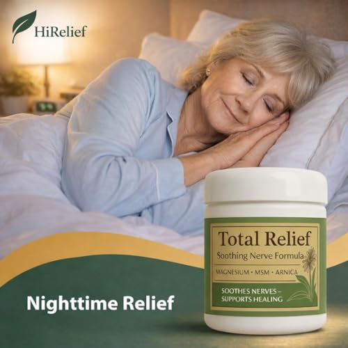 Image of Go well Total Relief Magnesium Cream for Nerves - Fast-Absorbing MSM & Arnica Cream for Healthy, Comfortable Nerves and Daily Comfort (Pack of 2)