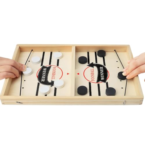 Pieghevole e portatile: è il gioco da tavolo preferito dagli hockeisti quest'anno. Le tavole pieghevoli sono abbastanza grandi ma abbastanza compatte quando sono piegate. Facile da trasportare quando si esce a giocare. Sia voi che i vostri figli potrete facilmente portarlo in giro per divertirvi