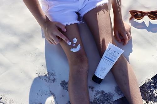 Absolutely Natural Zoey Naturals SPF 50+ Sunscreen for Babies & Children - Water-Resistant, Reef-Safe, Non-Nano Zinc Oxide, for Sensitive Skin & Kids, Made in USA