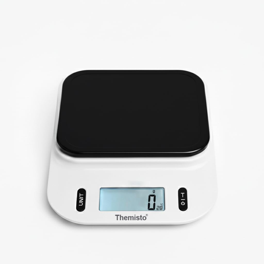 Themisto TH-WS06 Electronic digital Kitchen Weighing Scale |10 Kg| Back Light LCD| Made In India Themisto TH-WS06 Electronic digital Kitchen Weighing Scale |10 Kg| Back Light LCD| Made In India