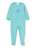 Schiesser Baby-Jungen Anzug mit Fuß Kleinkind-Schlafanzüge, grün, 74