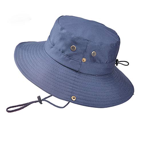 Bucket Hat Summer Cap - UPF 50+ Sun Protection, Adjustable Wide Brim, Breathable Mesh, Unisex Design for Beach, Camping & Fishing, Flip-Up Option