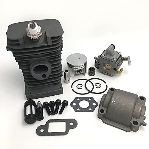 Kit cylindre piston 38mm carburateur bougie vis pour tronçonneuse S 018