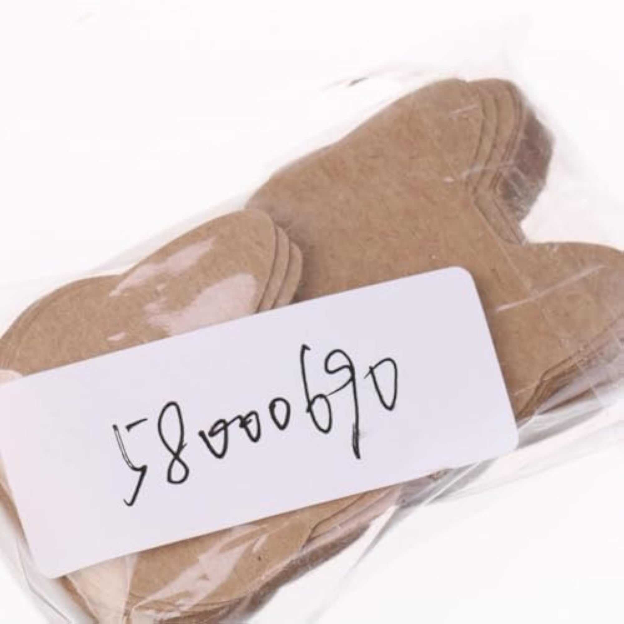 100 Pieces Kraft Paper Cat Earring Display Tags Cards