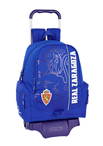 Real Zaragoza Oficial Mochila Escolar Con Carro Safta 905 Cover