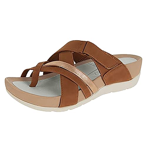 Aniywn Womens Wedges Sandals Ring T…