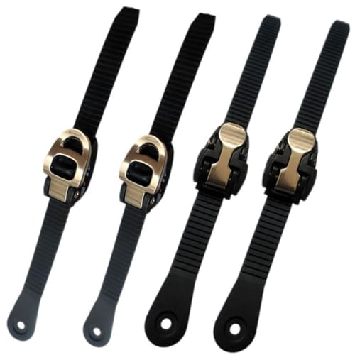 zaoalife 2 Set Replacement Inline Skate Strap,Snowboard Buckles Strap Skating Shoes Energy Strap Skate Strap Buckles Snowboard Binding Strap Parts Skiing Accessorie