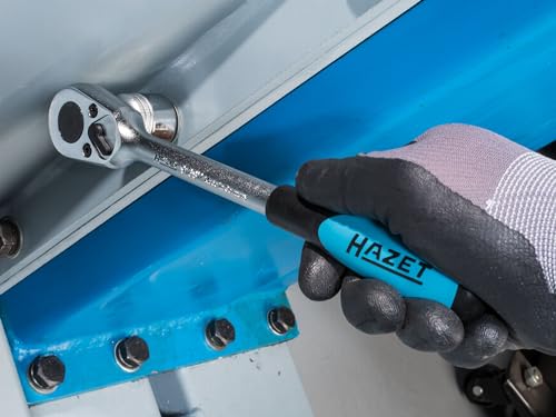 HAZET Hebel-Umschaltknarre 916SP I 1/2 Zoll (12,5 mm) Vierkant massiv I Oberfläche: verchromt, poliert I Betätigungswinkel: 11… – Ansicht 3