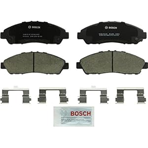 BOSCH BC1280 QuietCast Premium Ceramic Disc Brake Pad Set – Compatible with Select Acura MDX, ZDX; Honda Pilot; FRONT