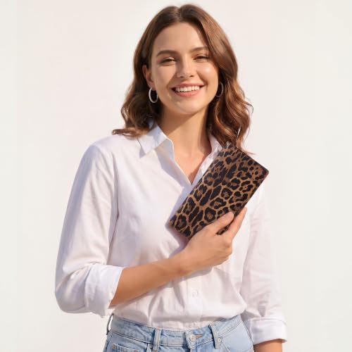 Image of Tipmile Slim Wallet for Women, RFID Blocking Credit Card Holder | 1 Zipper Pocket, 1 ID Window, 3 Cash Compartments, 11 Card Slots