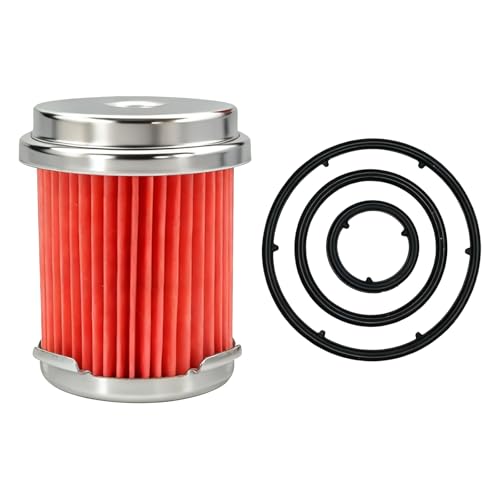 Eponcia Transmission Filter with O-ring Kit for Honda, 25450-P4V-013 Auto Transmission Oil Fluid Cooler Filter with O rings Gasket Set for Honda Odyssey Accord CR-V Civic Pilot Acura RDX RLX TSX TL