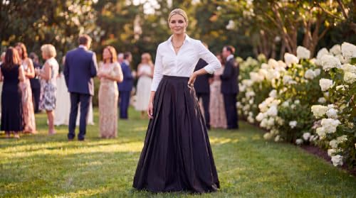 Image of Alex Evenings Women's Full Length Formal Maxi Skirt, Perfect for Special Evening to Party Guest (Petite and Regular Sizes)
