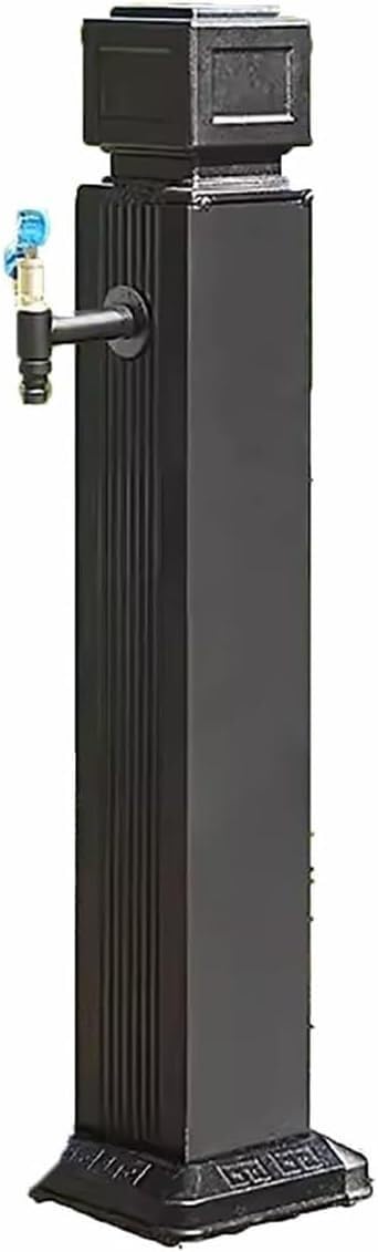 Kanduo Black4 Freestanding Garden Water Column With Faucet - Anti-Freeze 304 Stainless Steel, For Courtyard Backyard Irrigation & Washing