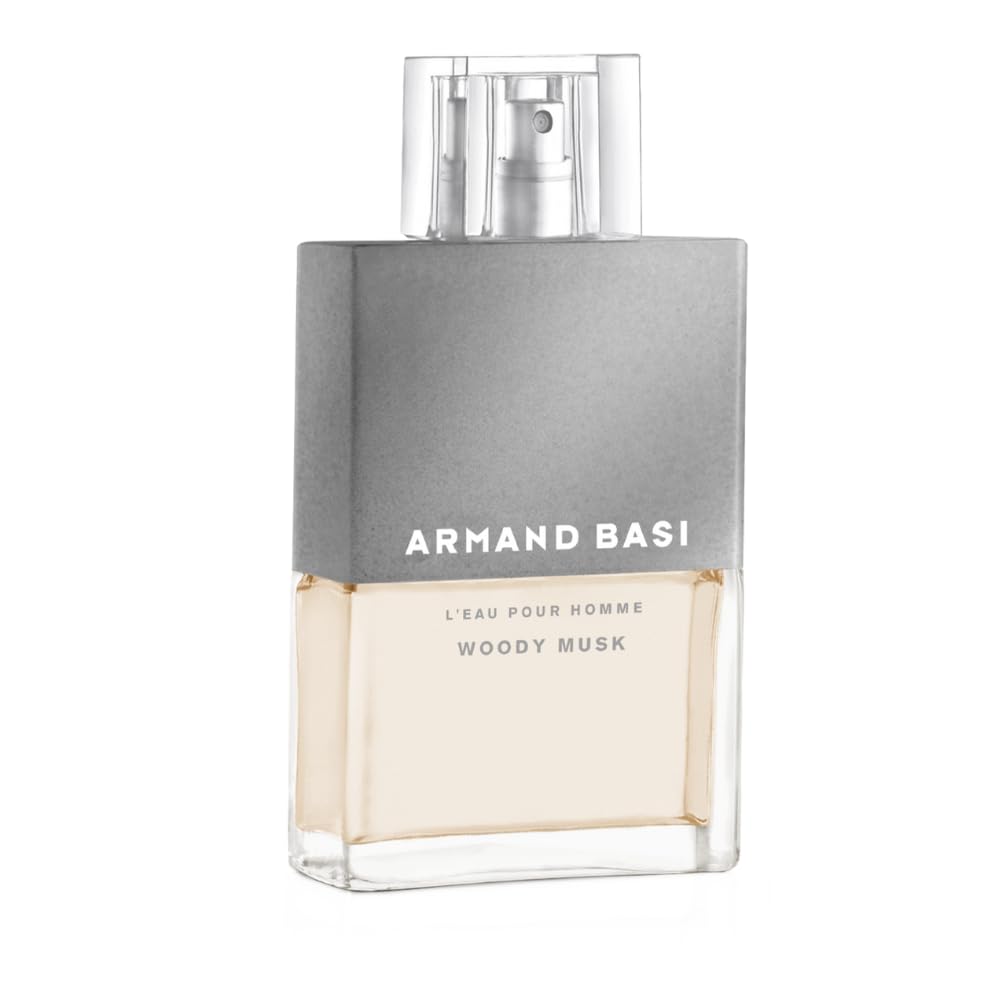 Armand Basi | L'Eau pour Homme Woody Musk, Eau de Toilette, Herren Parfüm Spray, Holzige, Moschusartige und Saubere Geruchsfamilie, 75 ml