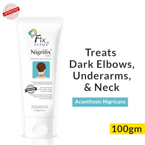 Fixderma Nigrifix cream for Acanthosis Nigricans | For Dark Body Parts Like Neck, Knuckles, Armpits, Ankles, Thighs, Elbows | Exfoliant- 100g - Image 3