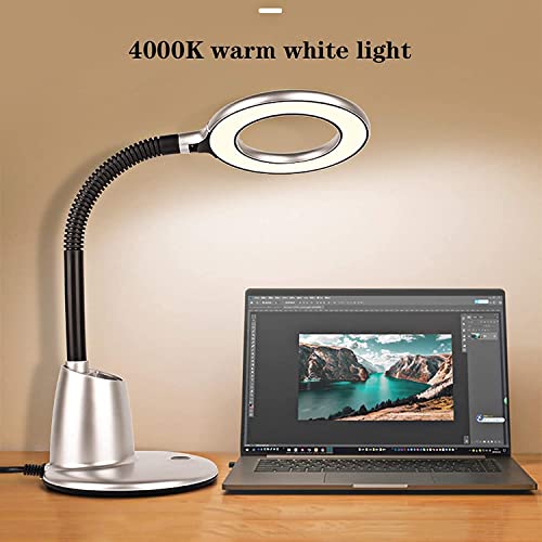 Lampe de lecture LED 9W à intensité variable lampe de bureau à brancher