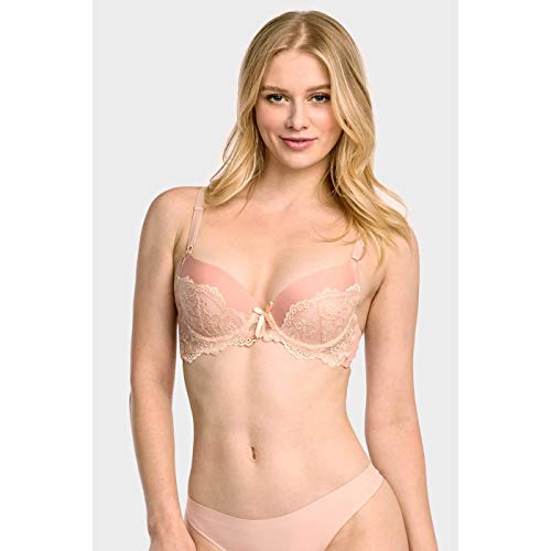 Mamia White Apparel Women's Laced & Lace Trimmed Bras (Packs Of 6) - Various Styles (4193Pl1, 36B) #TOP2