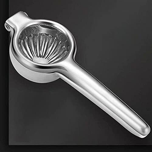 jingtinghy Entsafter Edelstahl Manuelles Juicer Kleiner tragbarer Zitronen-Juicer-Manuelle Obst-Squeezing Handdruck Exprimidor Küchenwerkzeuge (Color : Big)