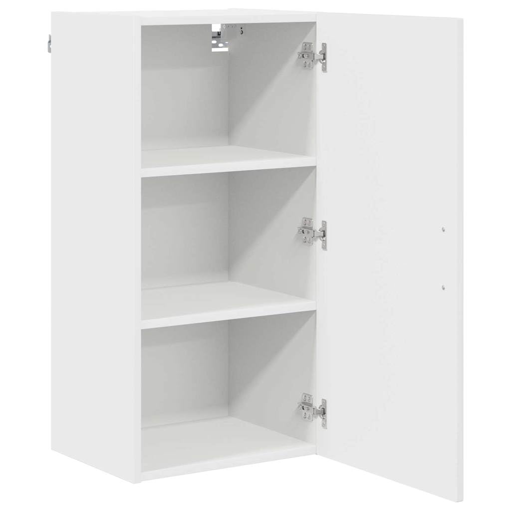 vidaXL Front do zmywarki Kalmar Wysoki połysk biały 40 x 31 x 80 cm