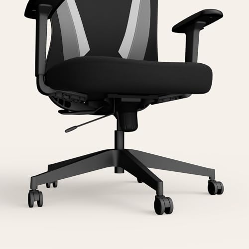 Image of Interio by Godrej Camo High Back Fabric Ergonomic Gaming Chair (Black Mint) 1-Year Warranty, 3D Armrest, Adjustable Lumbar and Height