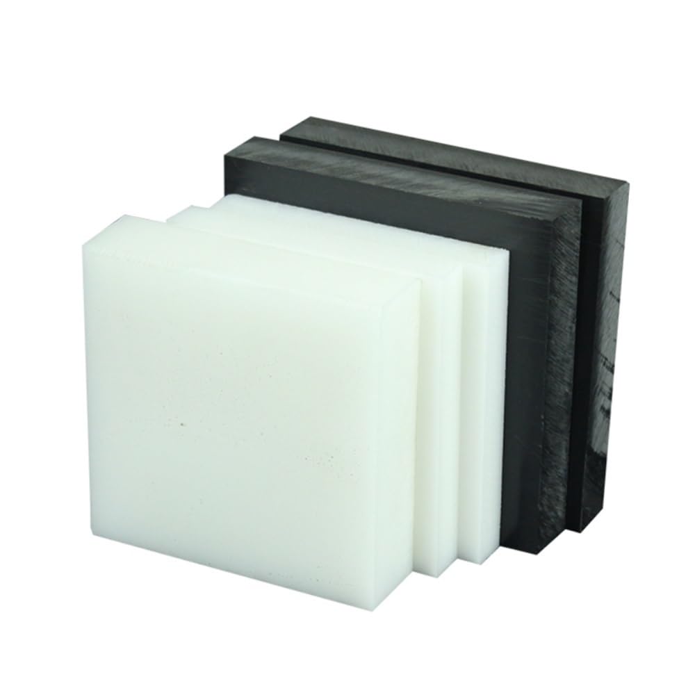 Bianco e Nero Pannello in Lamiera Di Pom, Spessore 5, 6, 8, 10 Mm, Piastra in Plastica Dura in Poliossimetilene, per Modelli Cnc Fai da Te, Materie Prime/Black/5 * 200 * 300Mm