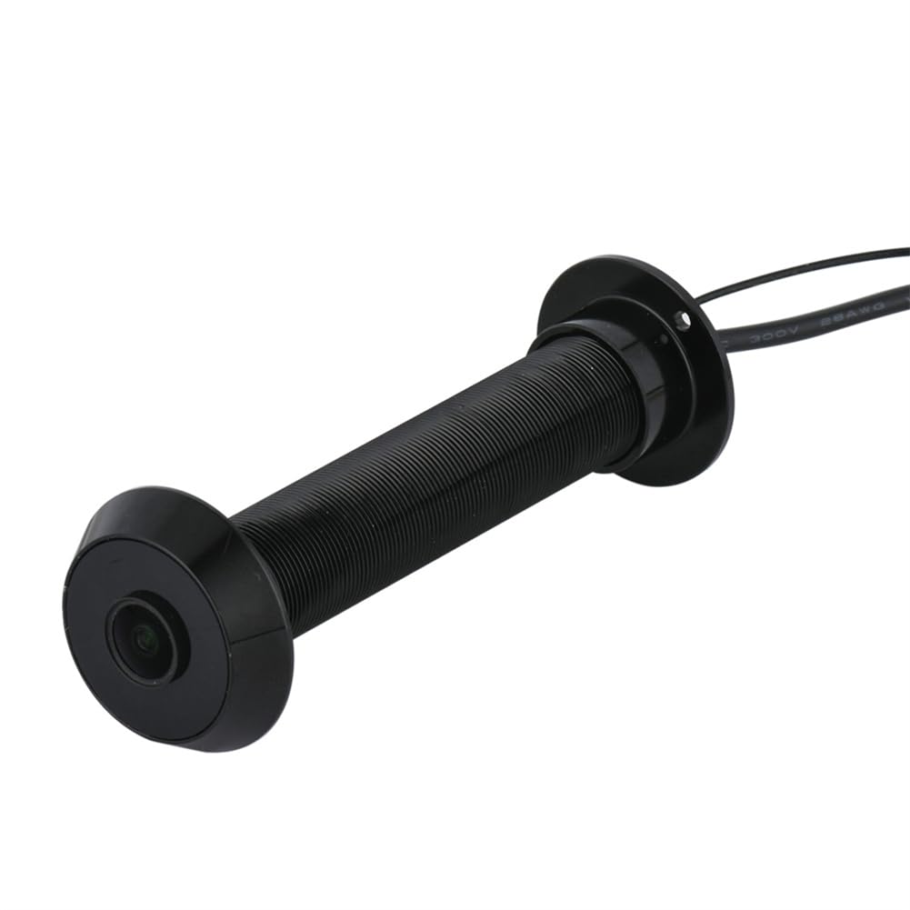 1080P Tuya Smart Life Home Visor Digital Mirilla Cámara de puerta Ojo WiFi IR Visión Cámara Ojo Puerta Enchufe UE Negro