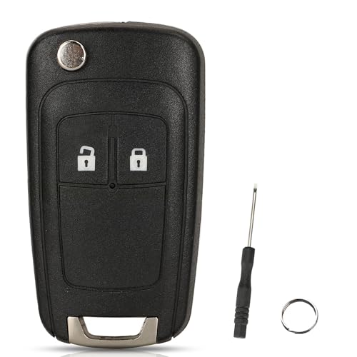 Funda para llave de Opel y Chevrolet carcasa de mando con 2 botones de repuesto